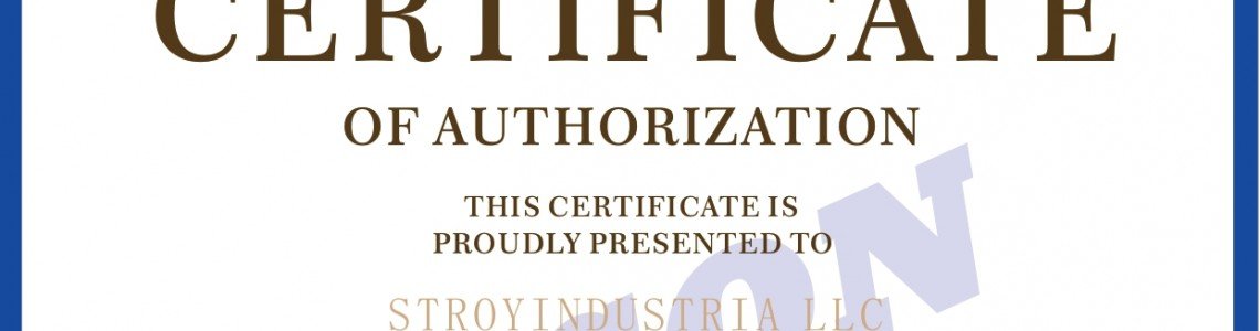 Сертификат авторизованного партнера BIZON